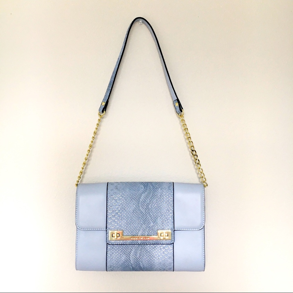 Anne Klein Blue chain purse New with Tag